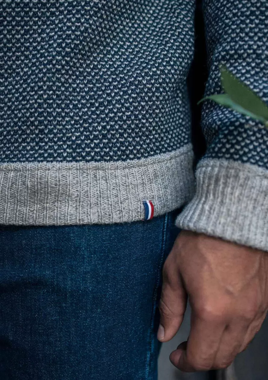Montlimart Pulls<PULL ALENTOUR Anthra/Gris/Marine