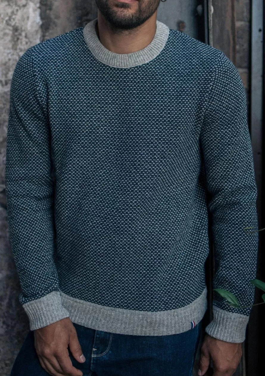 Montlimart Pulls<PULL ALENTOUR Anthra/Gris/Marine