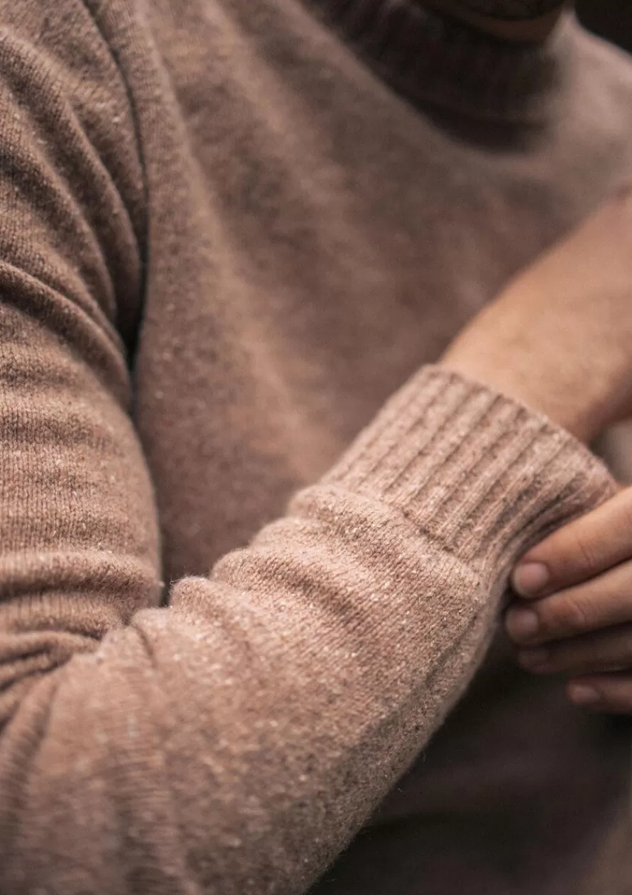 Montlimart Pulls<PULL MASSIF Beige