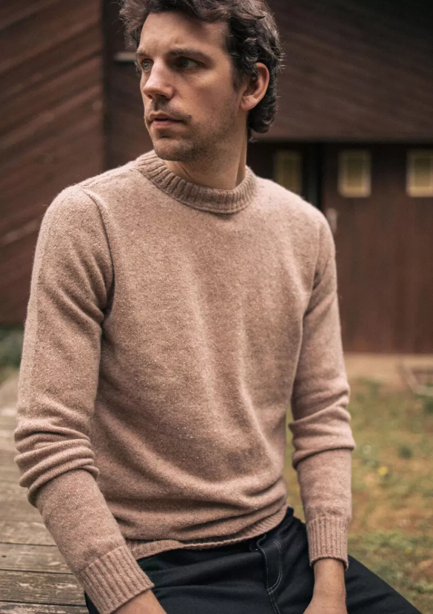 Montlimart Pulls<PULL MASSIF Beige