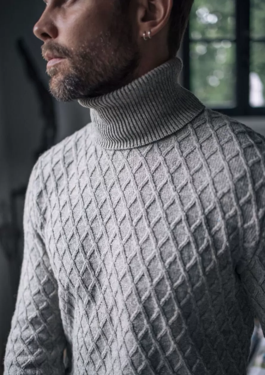 Montlimart Pulls<PULL NATAL GRIS CLAIR GrisClair