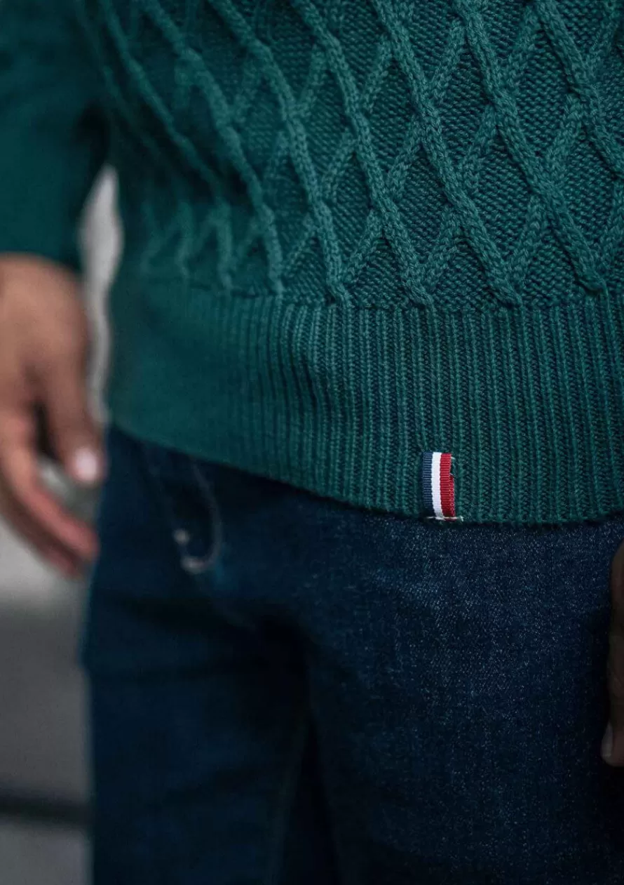 Montlimart Pulls<PULL NATAL Vert