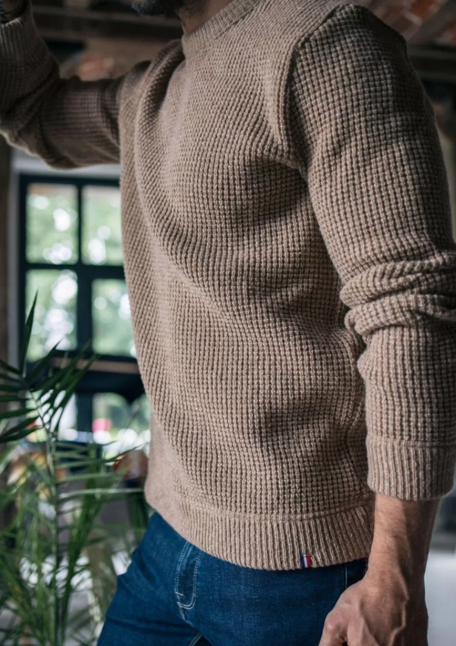 Montlimart Pulls<PULL ORIGINE Beige