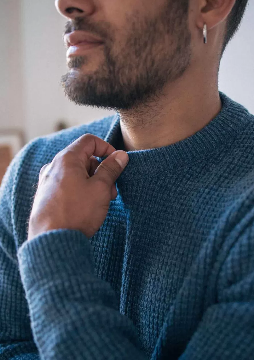 Montlimart Pulls<PULL ORIGINE Bleu
