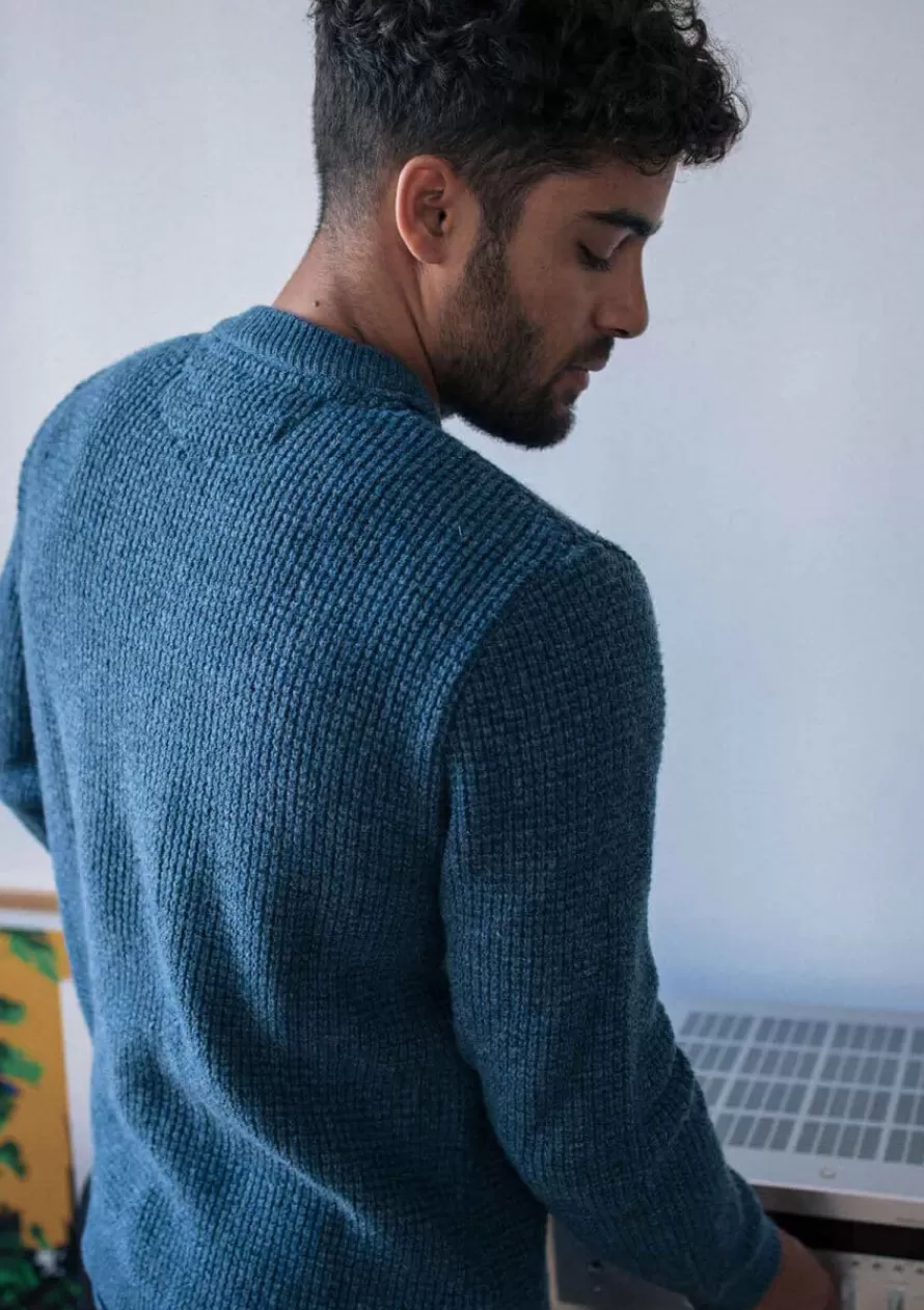 Montlimart Pulls<PULL ORIGINE Bleu