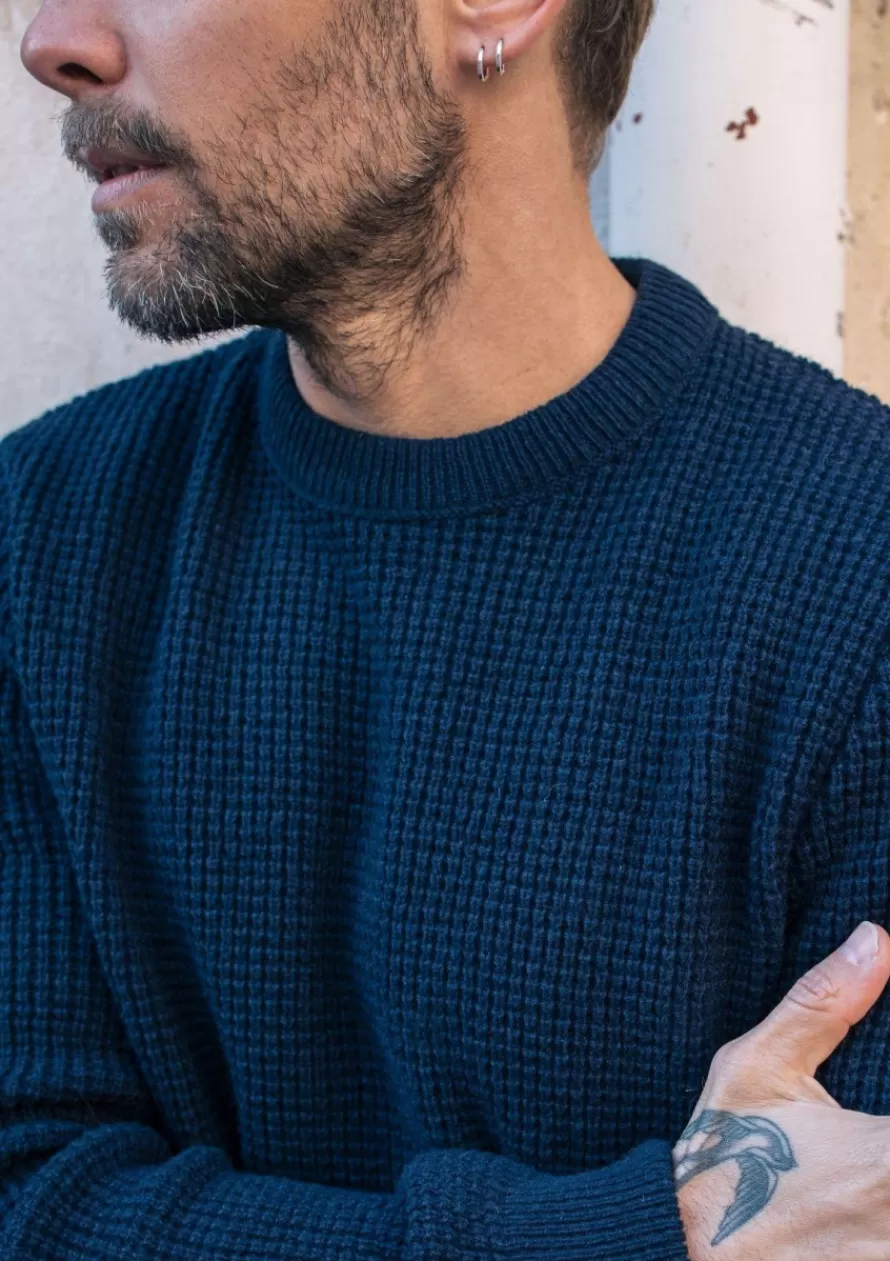 Montlimart Pulls<PULL ORIGINE Marine