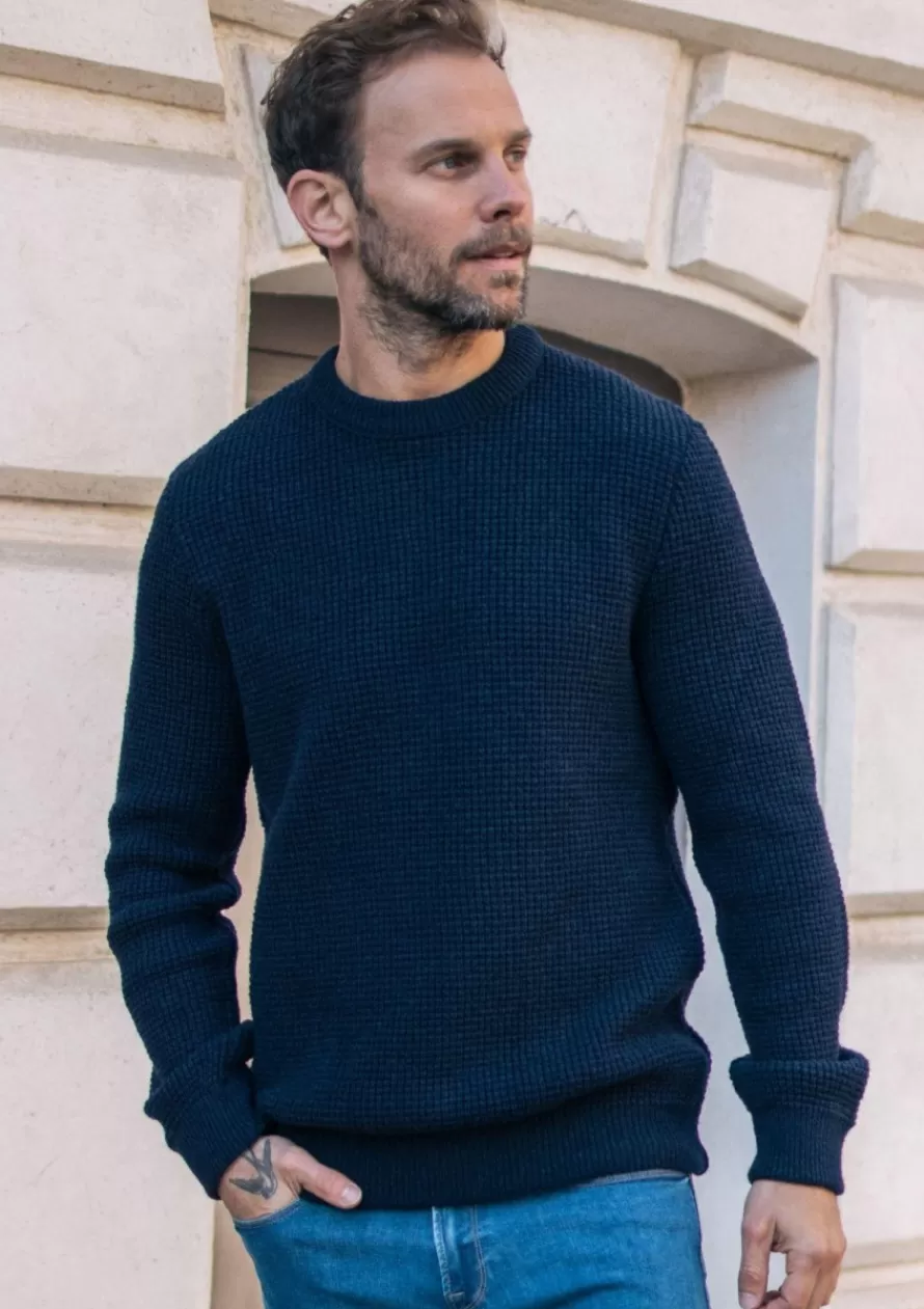 Montlimart Pulls<PULL ORIGINE Marine