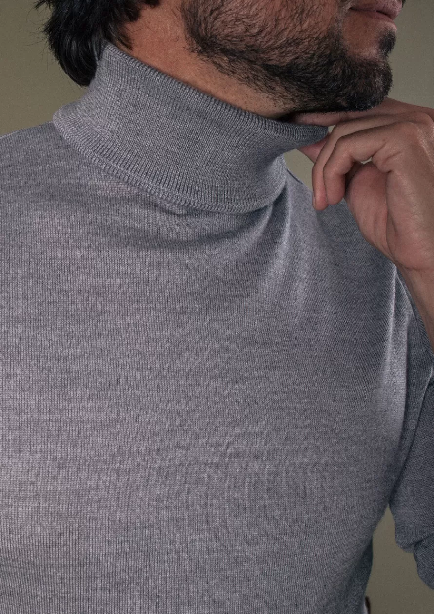 Montlimart Pulls<PULL OXYGENE GRIS CLAIR GrisClair