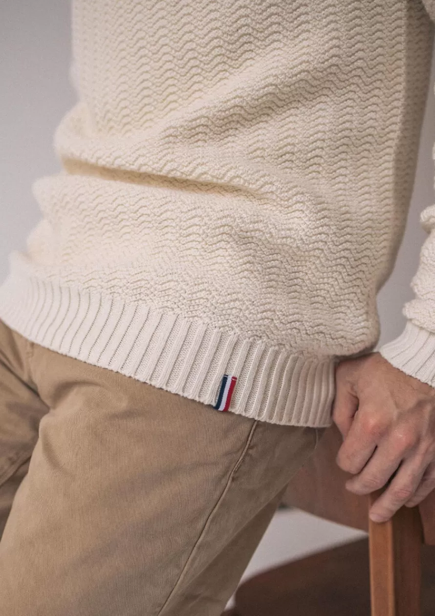 Montlimart Pulls<PULL PLANETE Ecru