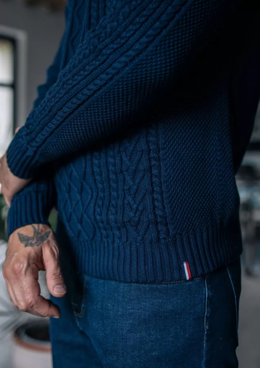 Montlimart Pulls<PULL VERITABLE BLEU MARINE BleuMarine