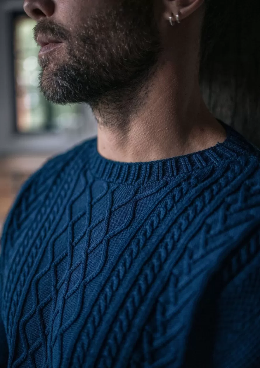 Montlimart Pulls<PULL VERITABLE BLEU MARINE BleuMarine