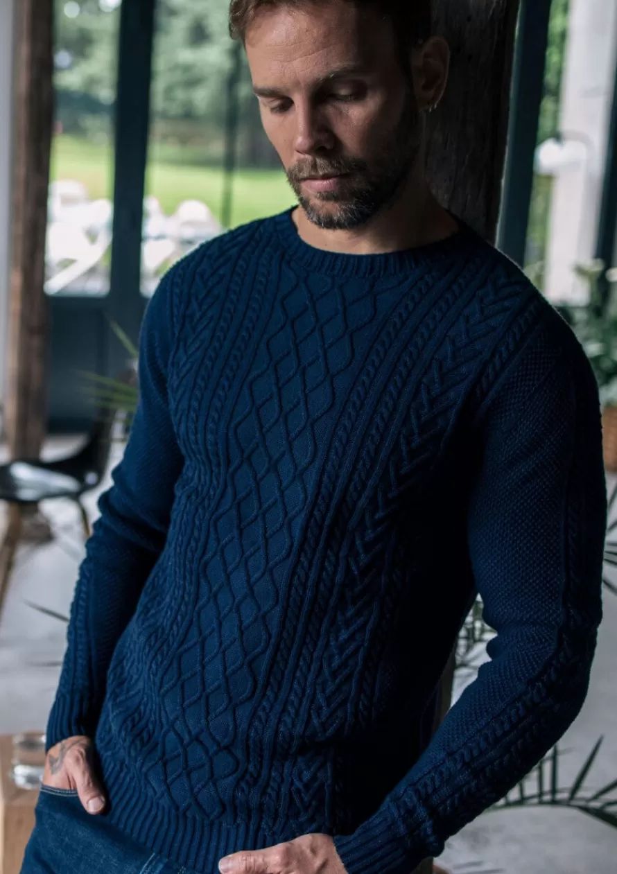 pull_veritable_bleu_marine_2-1.webp Montlimart Pulls<PULL VERITABLE BLEU MARINE BleuMarine