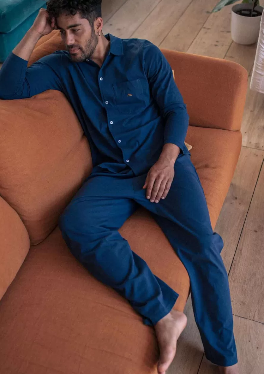 pyjama_minuit_marine_2-1.webp Montlimart Boxers & Pyjamas<PYJAMA MINUIT Marine