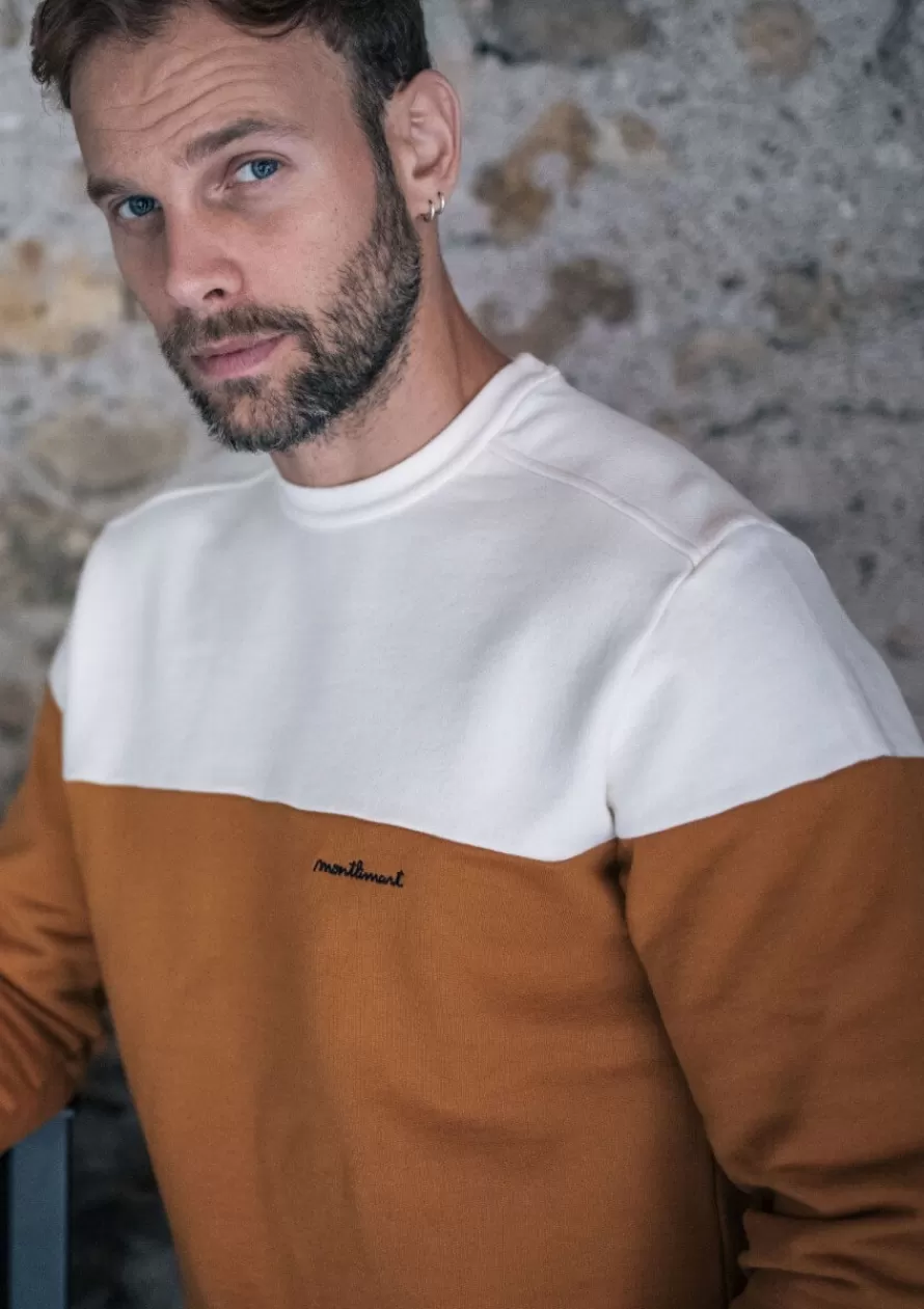 sweat_climat_moutarde_2-1.webp Montlimart Sweats<SWEAT CLIMAT Moutarde