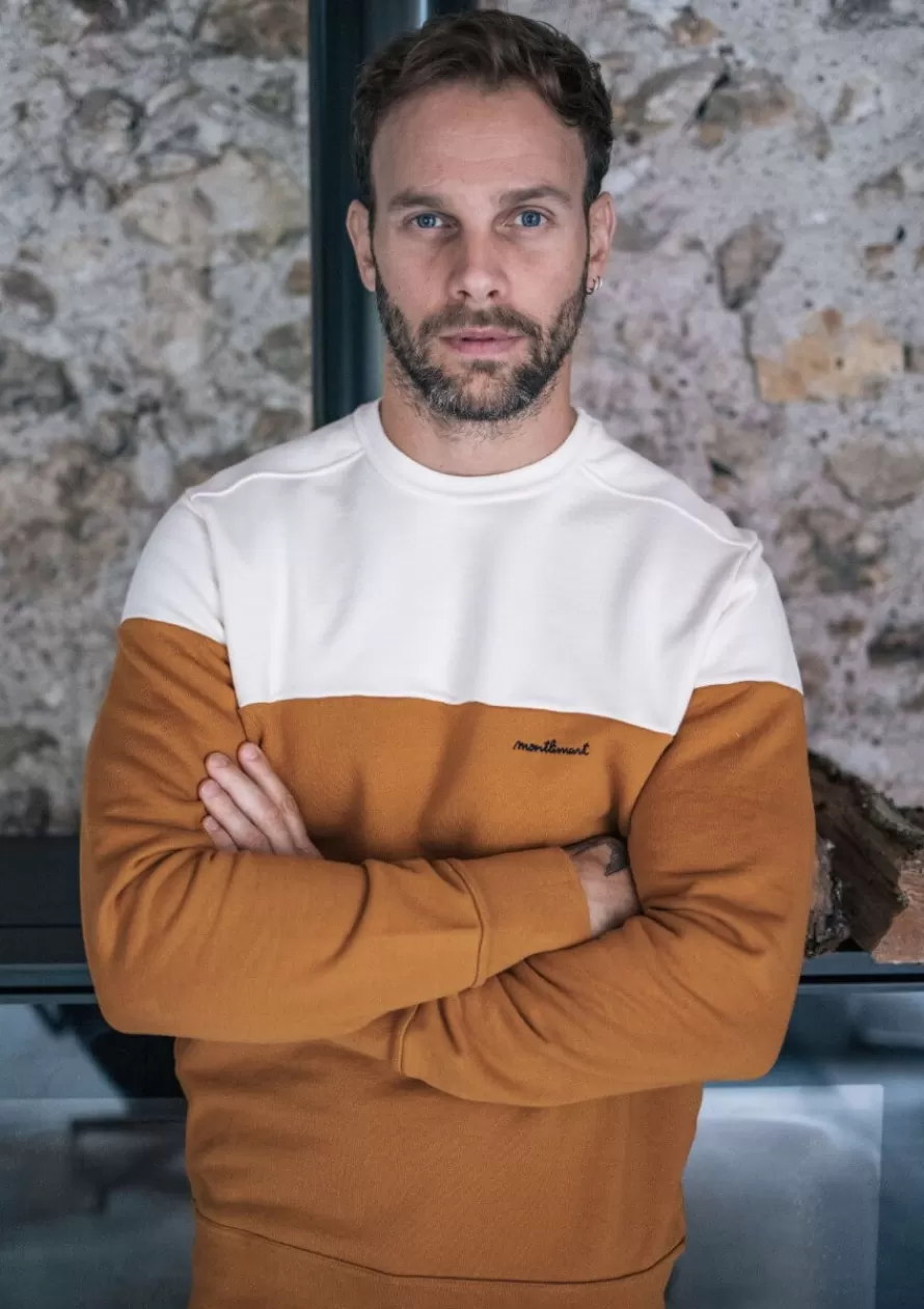 sweat_climat_moutarde_3-1.webp Montlimart Sweats<SWEAT CLIMAT Moutarde