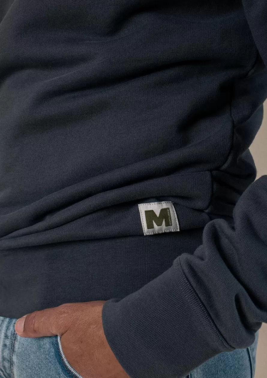 sweat_gravure_anthracite_2-1.webp Montlimart Sweats<SWEAT GRAVURE Anthracite