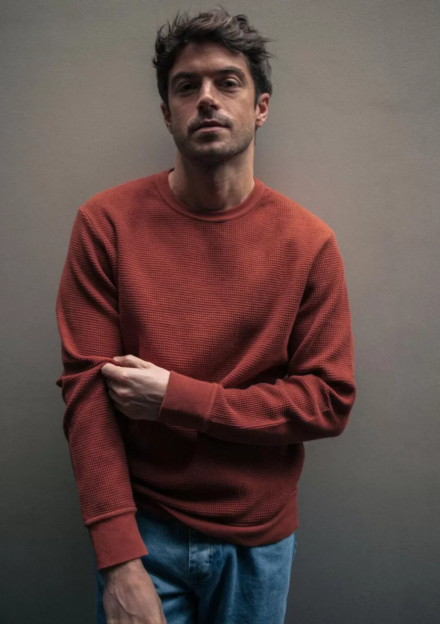 sweat_monde_terracotta_3-1.webp Montlimart Sweats<SWEAT MONDE Terracotta