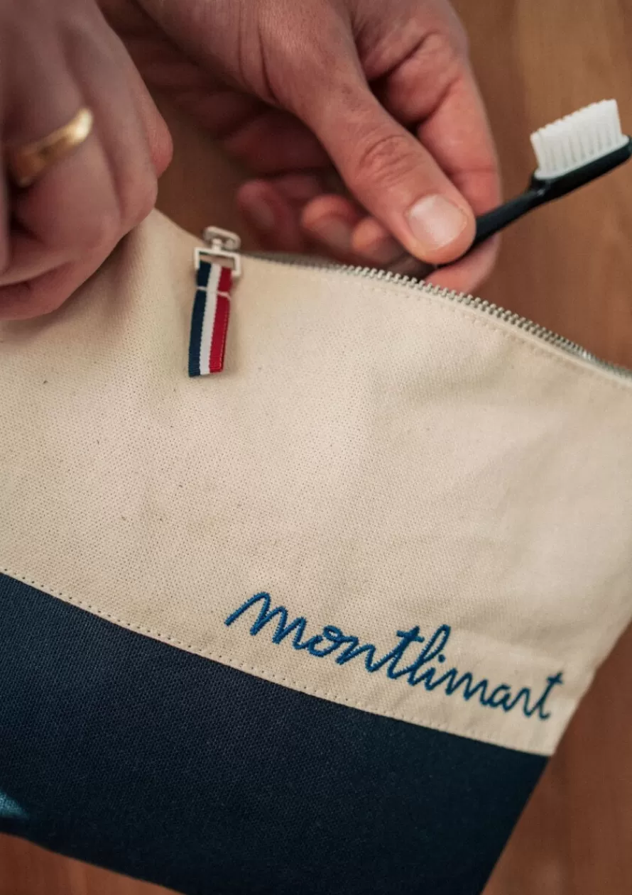 Montlimart Sacs & Bagagerie<TROUSSE VOYAGEUR Naturel/Marine