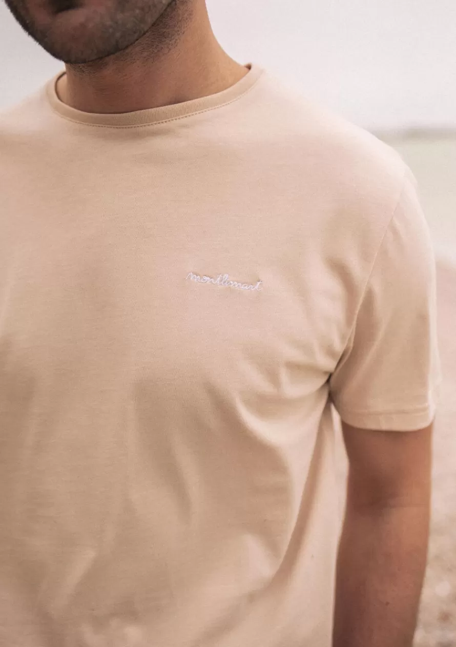 tshirt_blason_beige_2-1.webp Montlimart T-shirts<T-SHIRT BLASON Beige