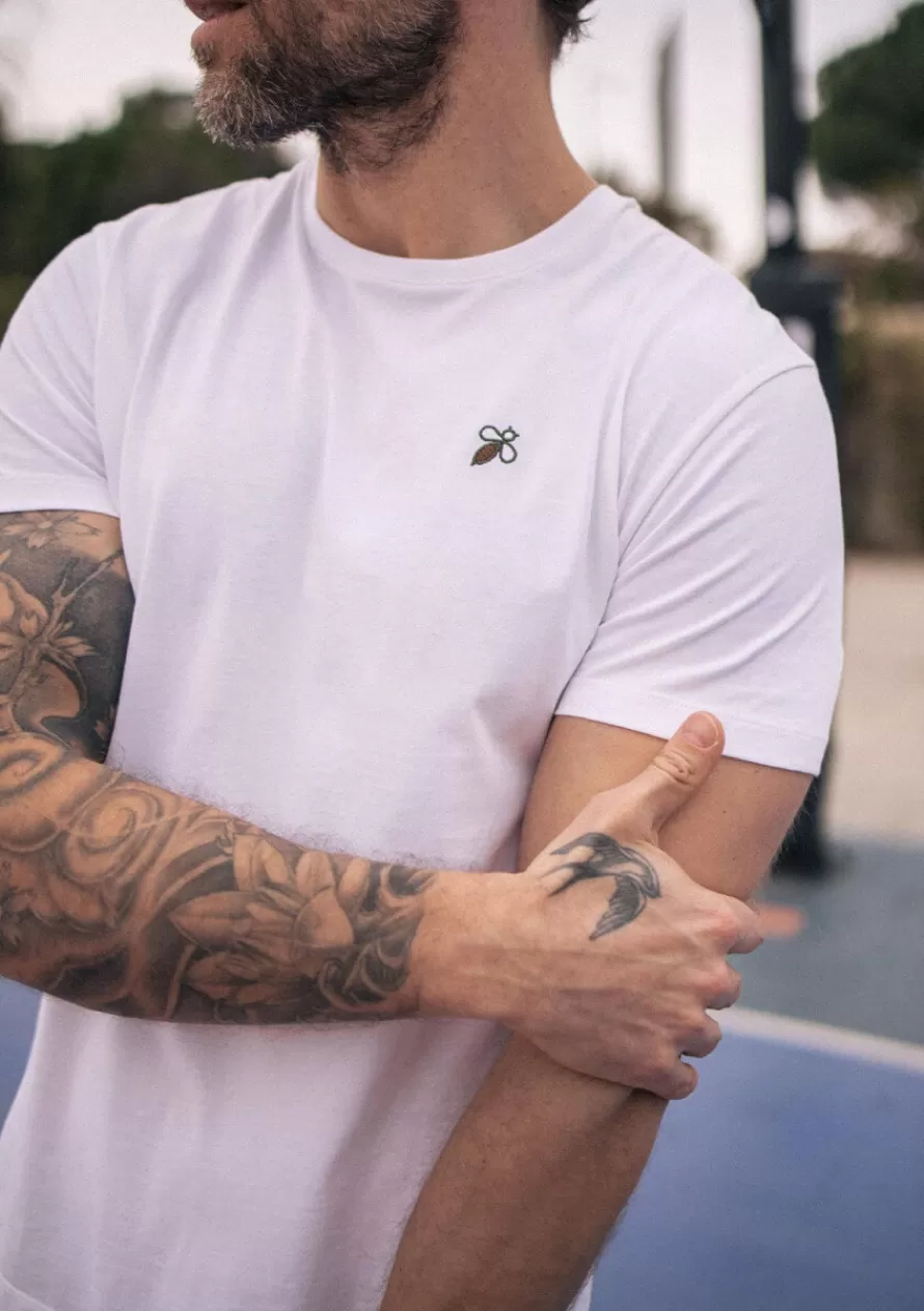 Montlimart T-shirts<T-SHIRT ESSAIM Blanc