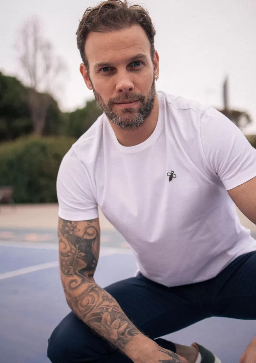 Montlimart T-shirts<T-SHIRT ESSAIM Blanc