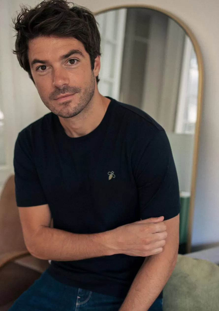 Montlimart T-shirts<T-SHIRT ESSAIM Noir
