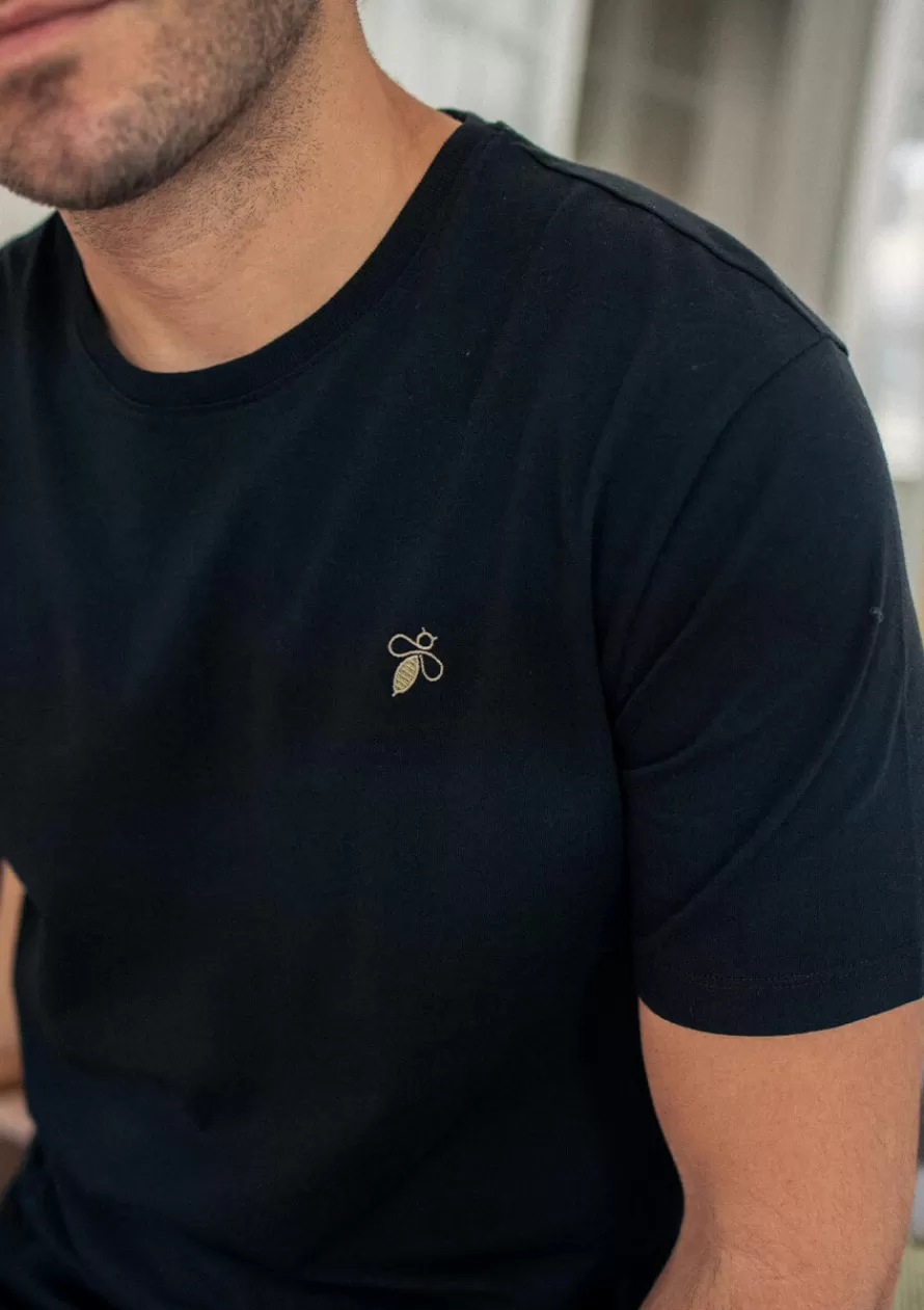 Montlimart T-shirts<T-SHIRT ESSAIM Noir