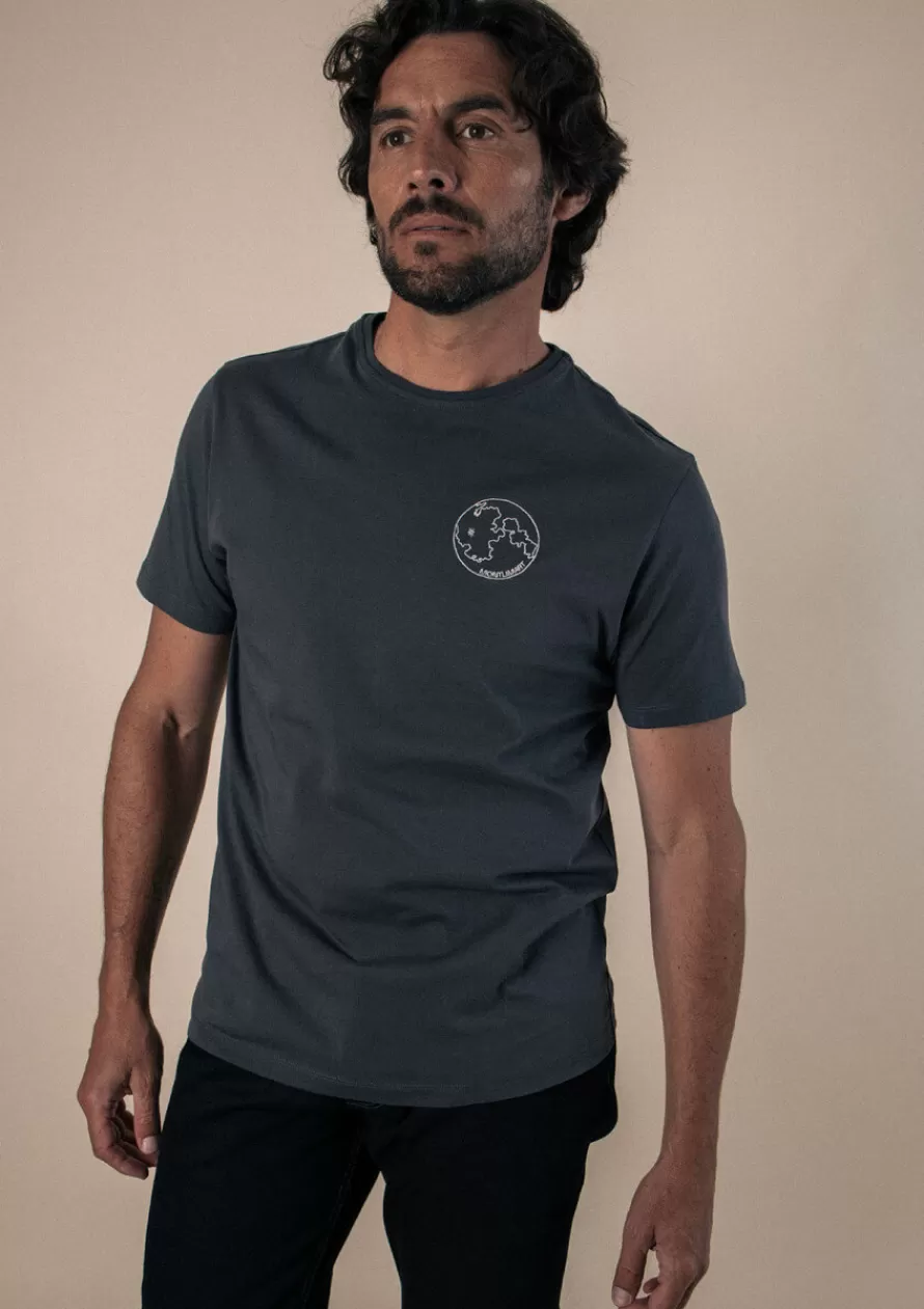 Montlimart T-shirts<T-SHIRT LUNE Anthracite