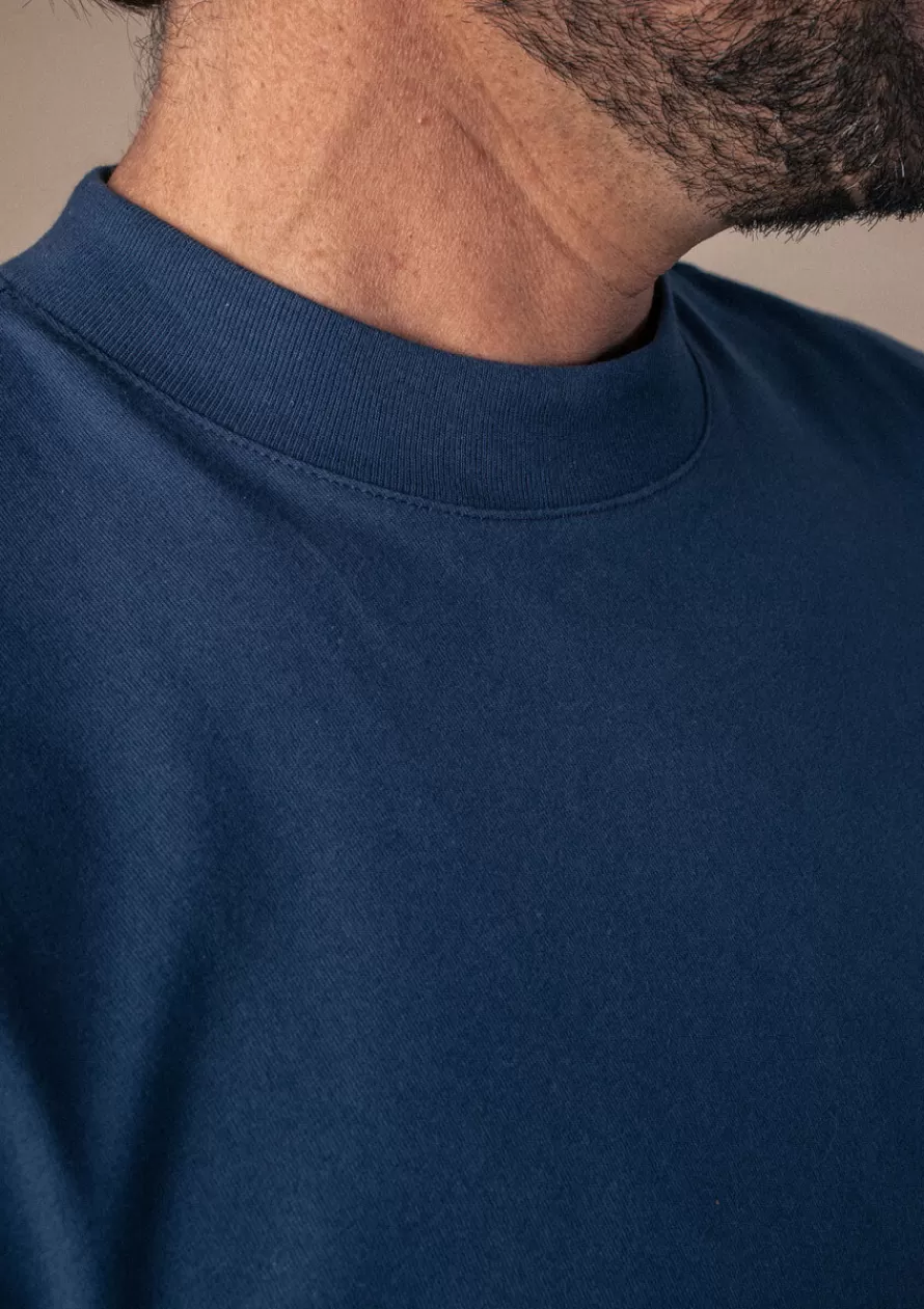 Montlimart T-shirts<T-SHIRT MINERAI Marine