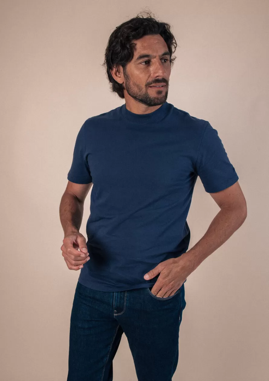 tshirt_minerai_marine_2-1.webp Montlimart T-shirts<T-SHIRT MINERAI Marine