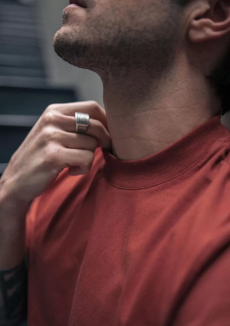Montlimart T-shirts<T-SHIRT MINERAI Terracotta
