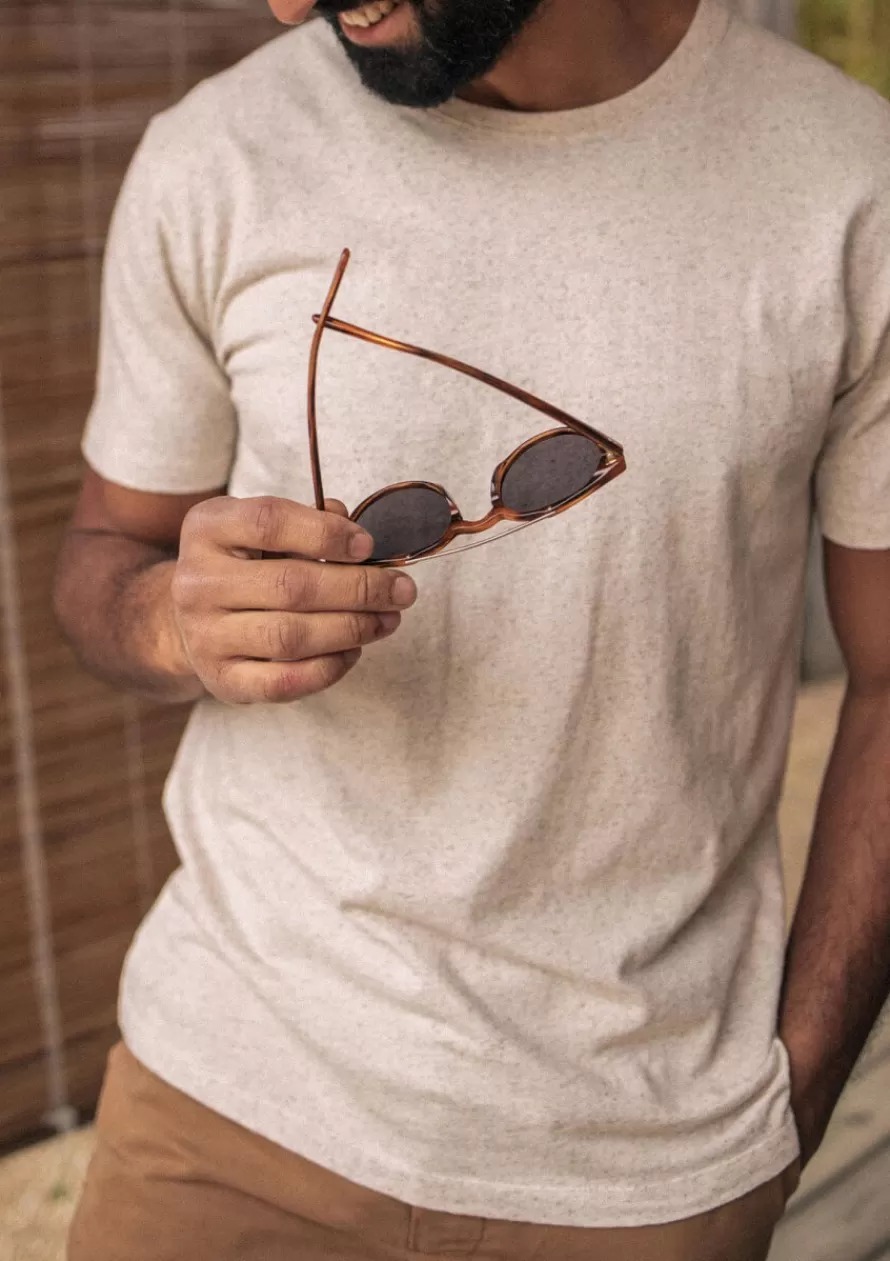 tshirt_prometteur_beige_2-1.webp Montlimart T-shirts<T-SHIRT PROMETTEUR Beige