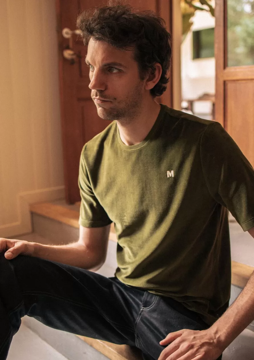 Montlimart T-shirts<T-SHIRT RELIEF Vert