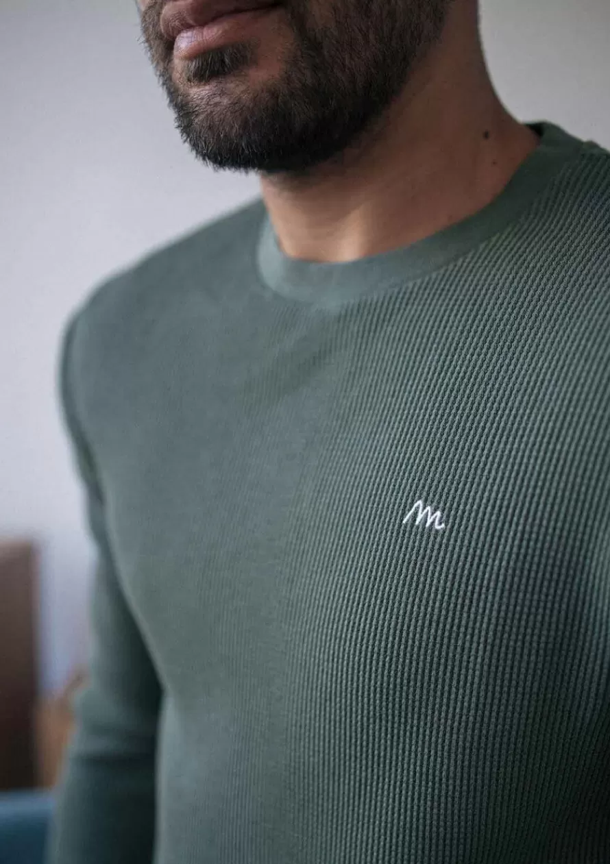 Montlimart T-shirts<T-SHIRT SYMBOLE KAKI CLAIR KakiClair