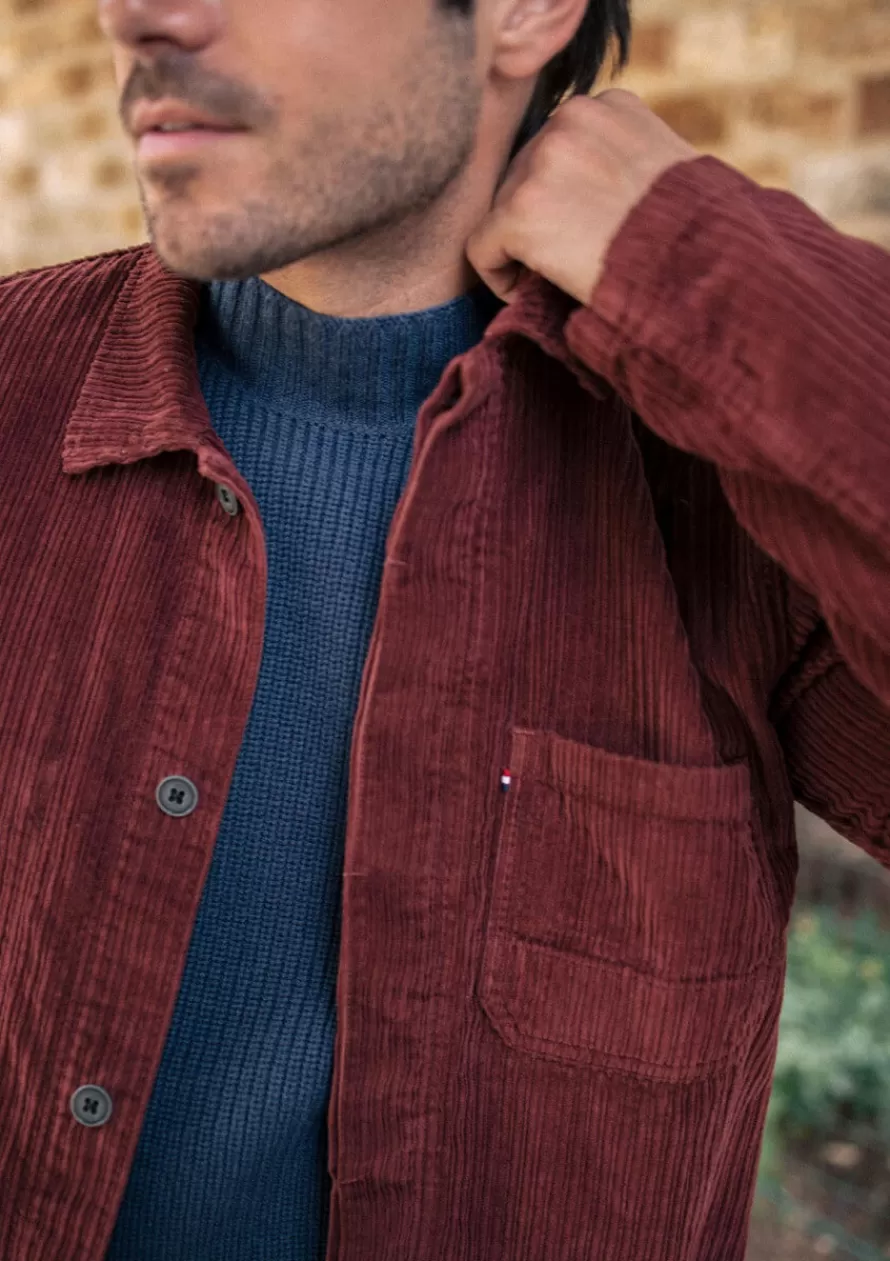 Montlimart Ciré & Vestes<VESTE ATELIER VELOURS BORDEAUX VeloursBordeaux
