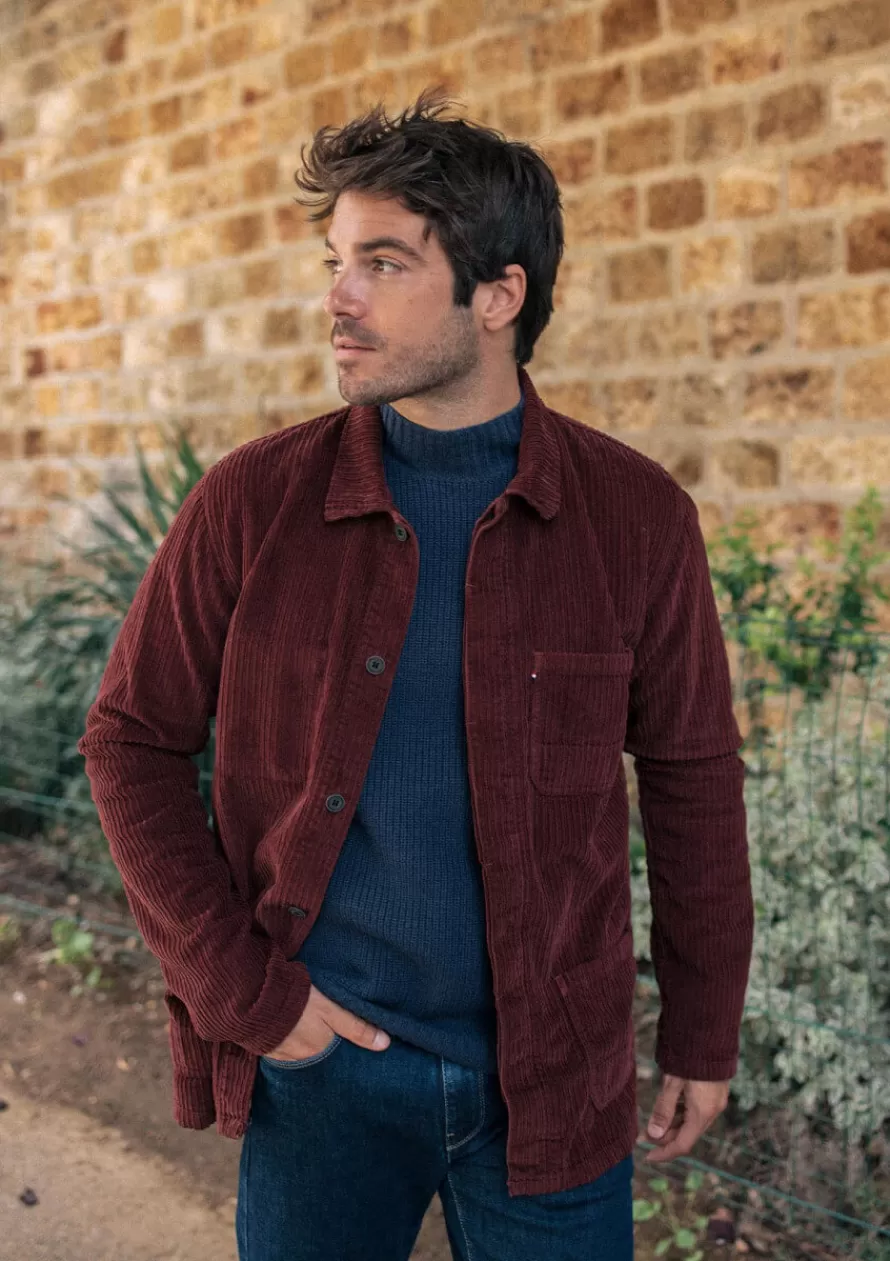 Montlimart Ciré & Vestes<VESTE ATELIER VELOURS BORDEAUX VeloursBordeaux
