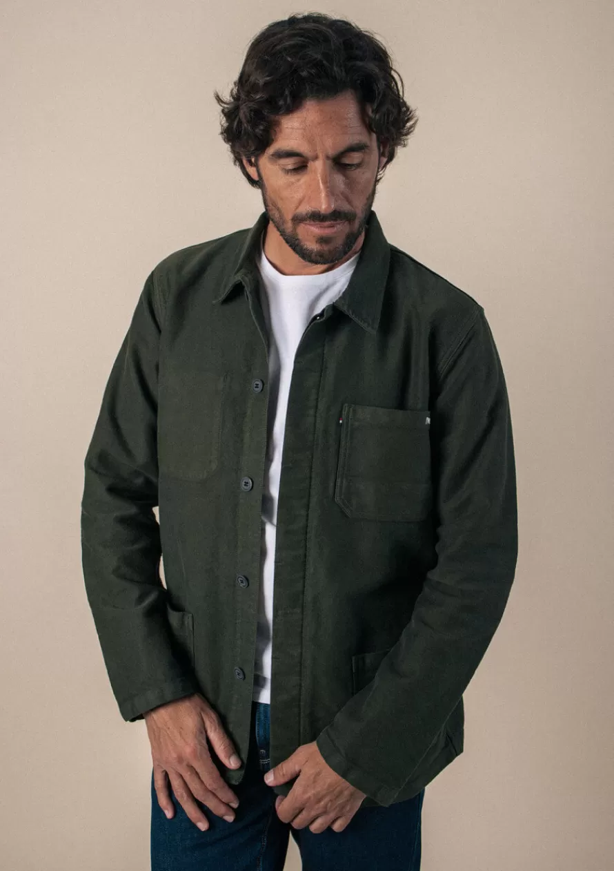 veste_atelier_vert_3-1.webp Montlimart Ciré & Vestes<VESTE ATELIER Vert