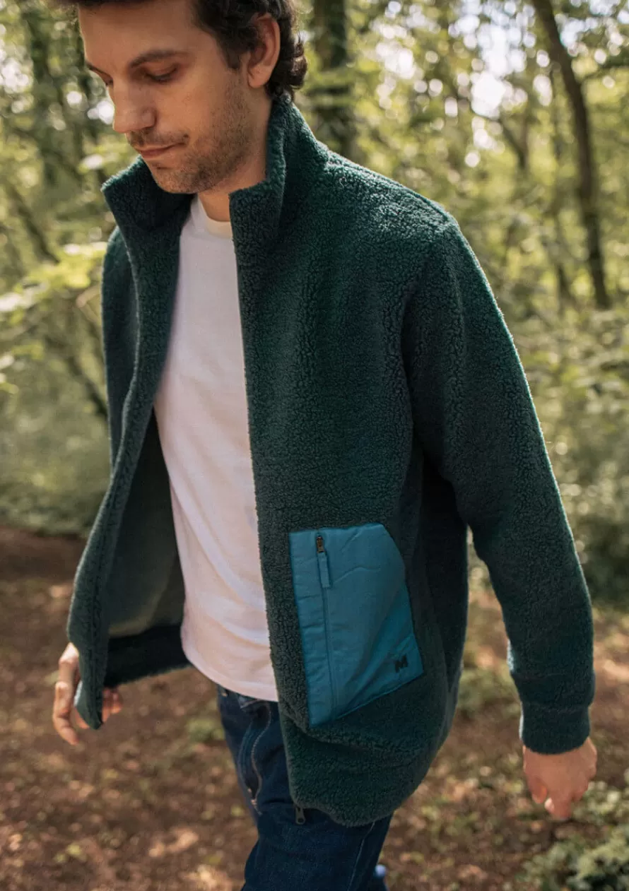 veste_austral_vert_3-1.webp Montlimart Ciré & Vestes<VESTE AUSTRAL Vert