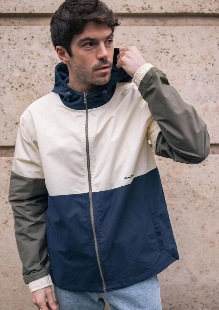 Montlimart Ciré & Vestes<VESTE RAFALE Marine/Kaki