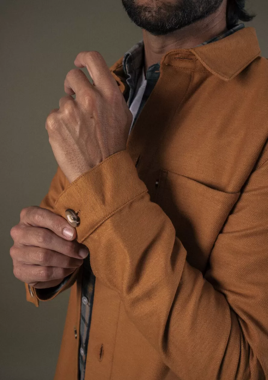 Montlimart Ciré & Vestes<VESTE TRADITION Moutarde