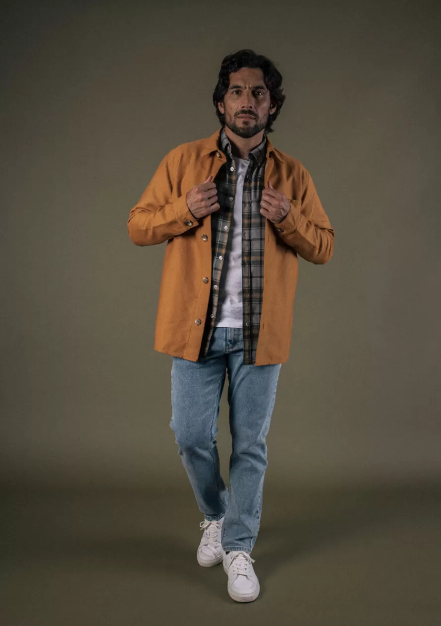 veste_tradition_moutarde_2-1.webp Montlimart Ciré & Vestes<VESTE TRADITION Moutarde
